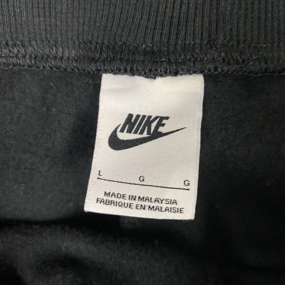 Nike Phoenix Fleece High Waisted Joggers Pants Women's Large Black Gym Running - Picture 8 of 14